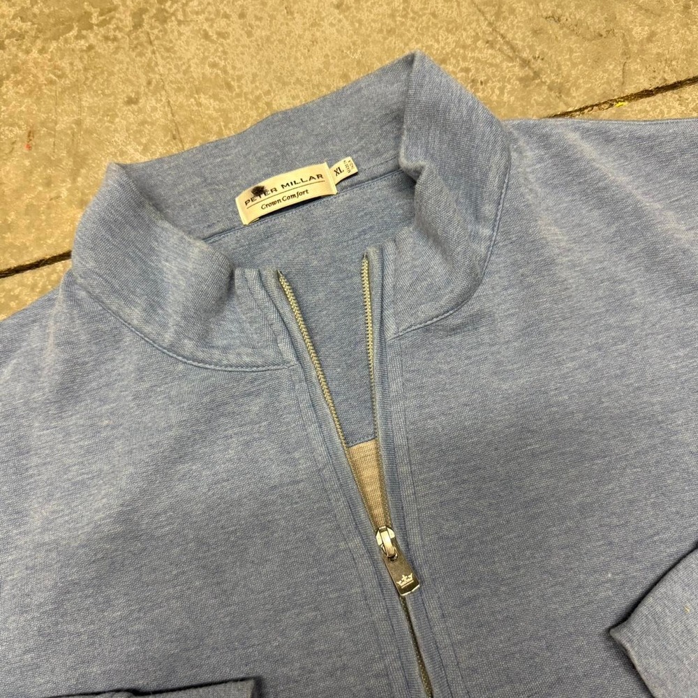 Peter Millar Crown Comfort Men's Performance Golf Quarter Zip Sweatshirt Sz XL - Picture 3 of 5